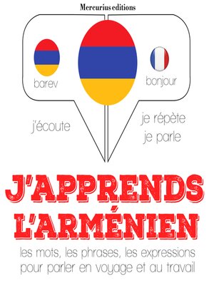 cover image of J'apprends l'arménien
